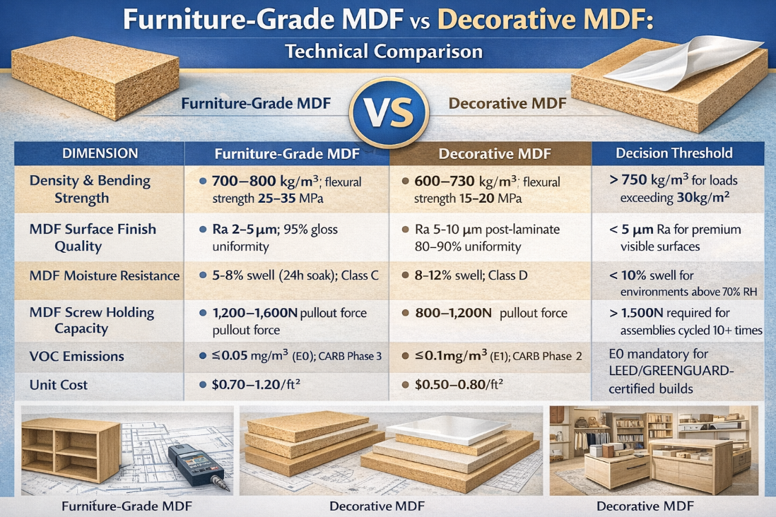 Furniture-Grade Vs Decorative Mdf: How Buyers Should Choose 5 44bf8232 ec68 4301 bd9e f80e6e74b82d