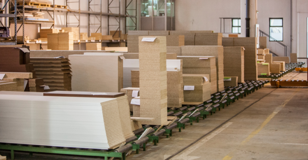 China MDF supplier storage display
