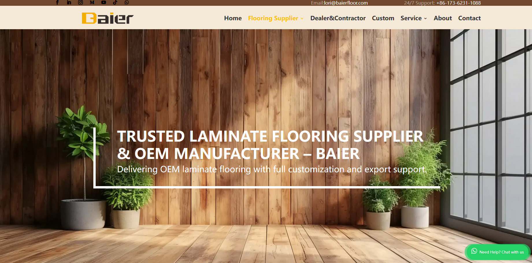 baier- non-toxic laminate flooring brands