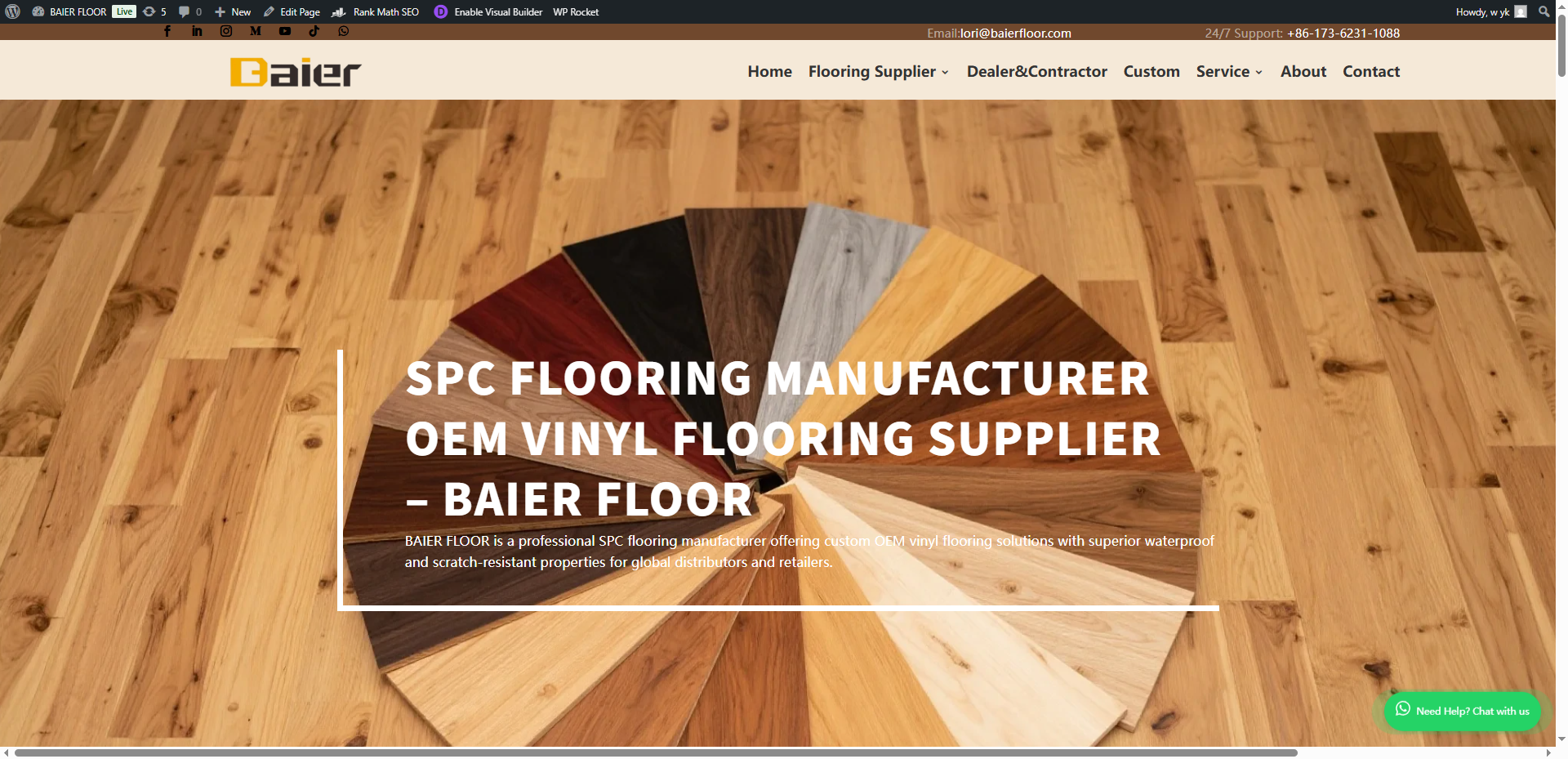 Baier - vinyl flooring suppliers in UAE