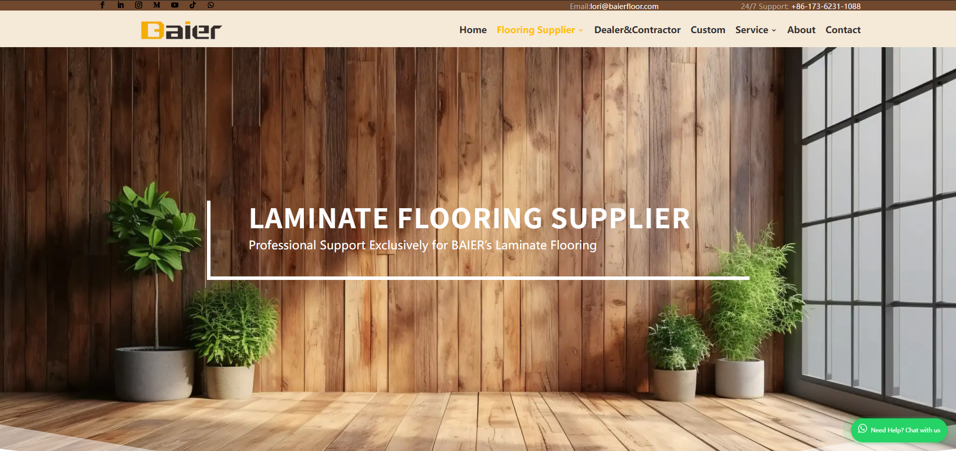 Baier waterproof laminate flooring website