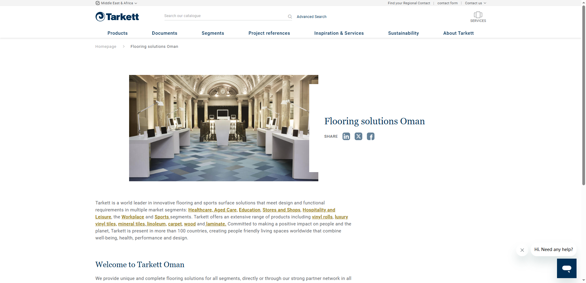 waterproof vinyl flooring providers Oman-tarkett oman